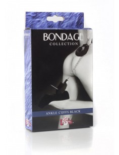 Kajdanki erotyczne Ankle Cuffs Bondage Black - Kajdanki erotyczne - 1