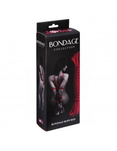 Lina BDSM Rope Bondage Collection Red 9 m - Liny, sznury BDSM - 1
