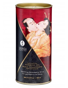 Olejek Do Masażu Rozgrzewający Sparkling Wine 100 ml - Olejki i żele do masażu - 1 2