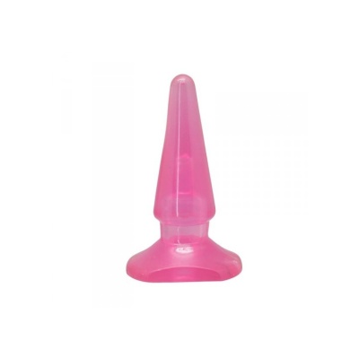 Korek analny Jelly Probe Plug 10,2 cm (4 cale) różowy - 1 2