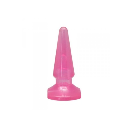 Korek analny Jelly Probe Plug 10,2 cm (4 cale) różowy - 3