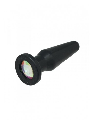 Duży korek analny SOLID TPE PLUG WITH BIG DIAMOND - Duże Korki Analne - 3