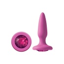 Korek analny Butt Plug GLAMS Mini GEM Różowy - 1