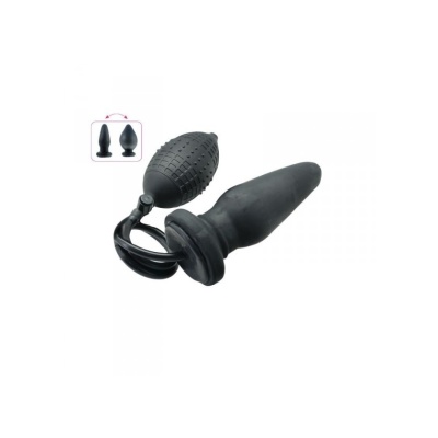 Pompowany korek analny Inflatable Anal Plug L 14 cm x 5 cm - 1 2