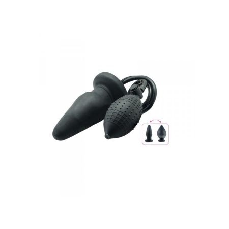 Pompowany korek analny Inflatable Anal Plug L 14 cm x 5 cm - 3
