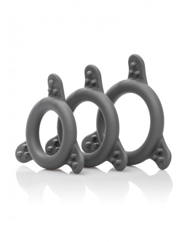 Zestaw pierścieni erekcyjnych Pro Series Silicone Ring Set - Pierścienie erekcyjne niewibrujące - 1