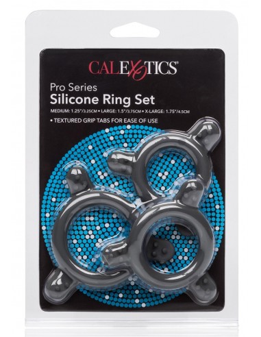 Zestaw pierścieni erekcyjnych Pro Series Silicone Ring Set - Pierścienie erekcyjne niewibrujące - 2