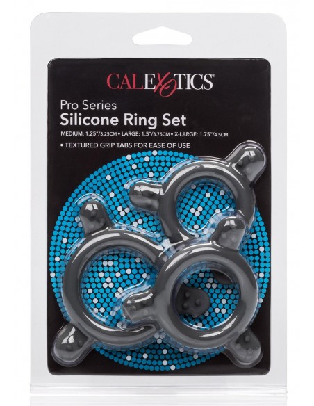 Zestaw pierścieni erekcyjnych Pro Series Silicone Ring Set - Pierścienie erekcyjne niewibrujące - 2