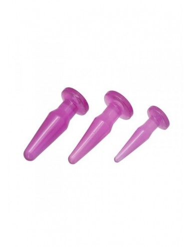Zestaw korków analnych Tpe Anal Plug 3 Sizes/ Set - Korki analne pozostałe - 3