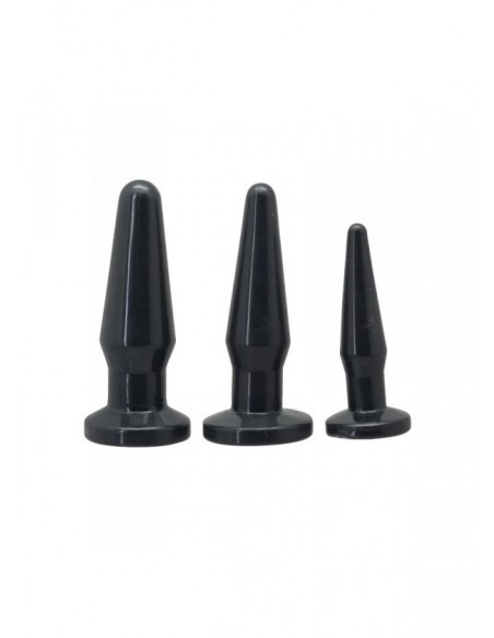 Zestaw korków analnych Tpe Anal Plug 3 Sizes/ Set - Korki analne pozostałe - 1