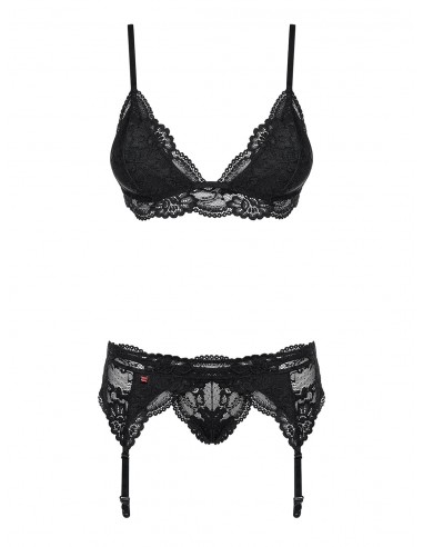 Komplet 3-Częściowy Bielizny Erotycznej 810-Seg-1 S/M - Komplety bielizny erotycznej - 5