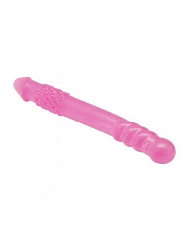 Małe podwójne dildo Toyz4Lovers NERO 25,4 cm Różowe - Dilda podwójne - 2