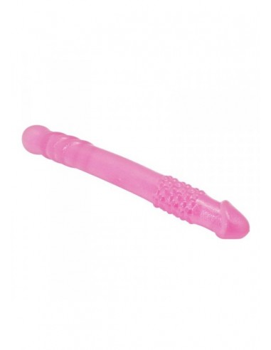 Małe podwójne dildo Toyz4Lovers NERO 25,4 cm Różowe - Dilda podwójne - 3