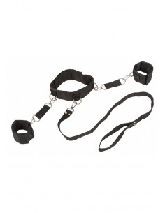 Uprząż BDSM Bondage Collection Collar And Wristbands One Size - Uprzęże BDSM - 1 2