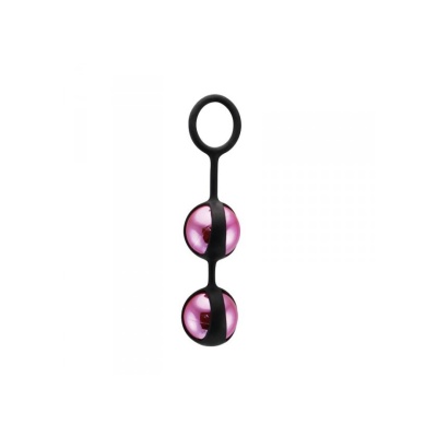 Kulki Gejszy DUO PLEASURE BALLS 3,5 cm Różowe - 1