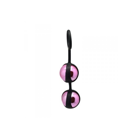 Kulki Gejszy DUO PLEASURE BALLS 3,5 cm Różowe - 3