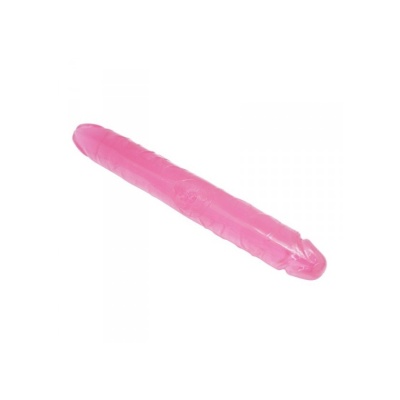 Podwójne Dildo Solid Double Dong Premium TPE 33 cm (4 cm średnicy) - 1 2