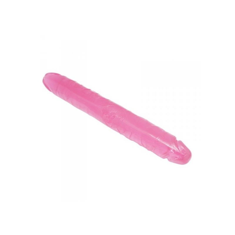 Podwójne Dildo Solid Double Dong Premium TPE 33 cm (4 cm średnicy) - 2