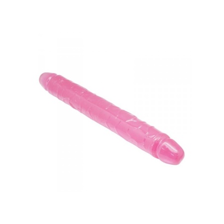 Podwójne Dildo Solid Double Dong Premium TPE 33 cm (4 cm średnicy) - 3