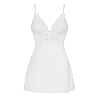 Bielizna nocna 810-Bab-2 Babydoll I Stringi Biała - 1 2