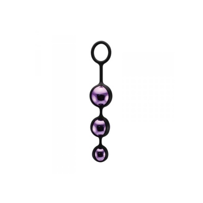 Kulki gejszy progresywne Triple Pleasure Balls – ważone stalowe kulki, 2,5/3/3,5 cm - 1