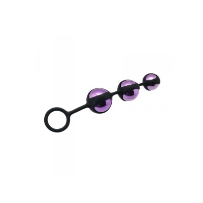 Kulki gejszy progresywne Triple Pleasure Balls – ważone stalowe kulki, 2,5/3/3,5 cm - 1 2