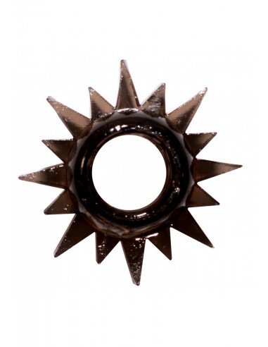 Pierścień na Penisa Cockring Rings Cristal Black - Pierścienie erekcyjne niewibrujące - 1