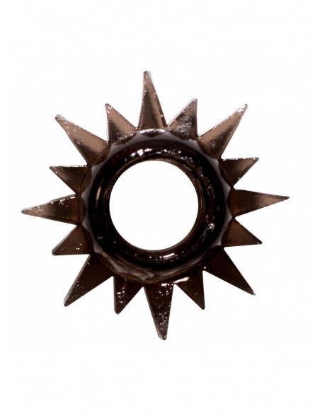 Pierścień na Penisa Cockring Rings Cristal Black - Pierścienie erekcyjne niewibrujące - 1