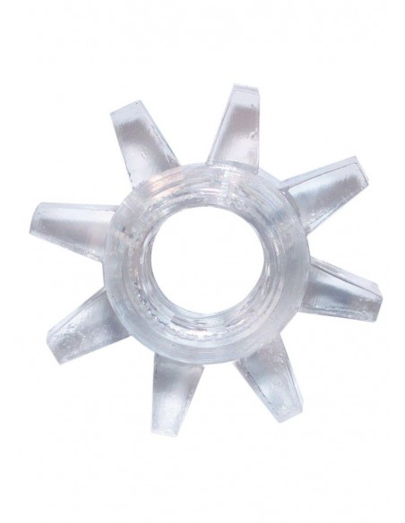 Pierścień na Penisa Cockring Rings Cogweel White - Pierścienie erekcyjne niewibrujące - 1