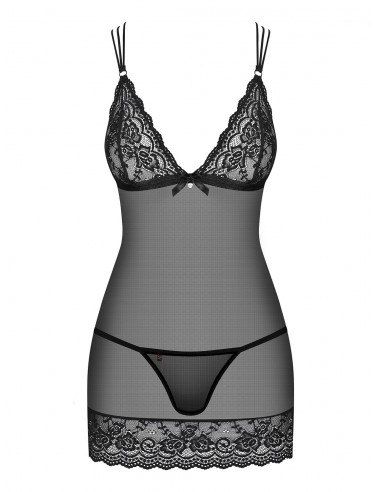 Bielizna Nocna 854-Che-1 Koszulka I Stringi L/Xl - Koszule nocne - 5