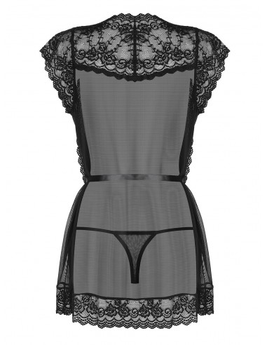 Szlafrok erotyczny 854-Pei-1 Szlafrok I Stringi  S/M - Szlafroki, kimona - 6