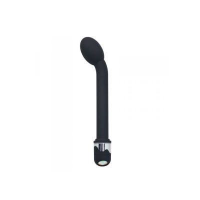 Wibrator punktu G Exquisite Slim Vibe z dużym diamentem 21,9 cm czarny - 1