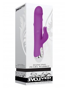 Wibrator Króliczek Dancing Pearl Rabbit Purple - Wibratory Króliczki - 1 2