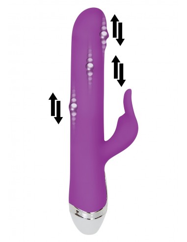 Wibrator Króliczek Dancing Pearl Rabbit Purple - Wibratory Króliczki - 4