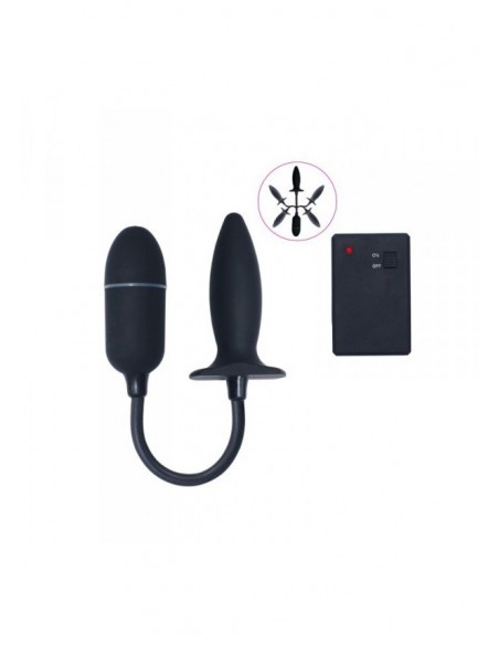 Korek analny wibrujący On/Off Remote Control Bendable Vibe - Kulki i korki analne wibrujące - 1