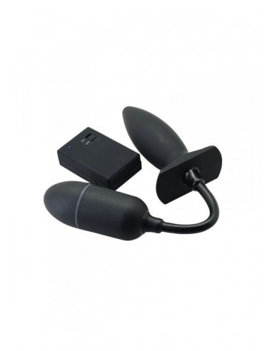 Korek analny wibrujący On/Off Remote Control Bendable Vibe - Kulki i korki analne wibrujące - 2