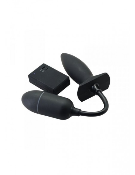 Korek analny wibrujący On/Off Remote Control Bendable Vibe - Kulki i korki analne wibrujące - 2