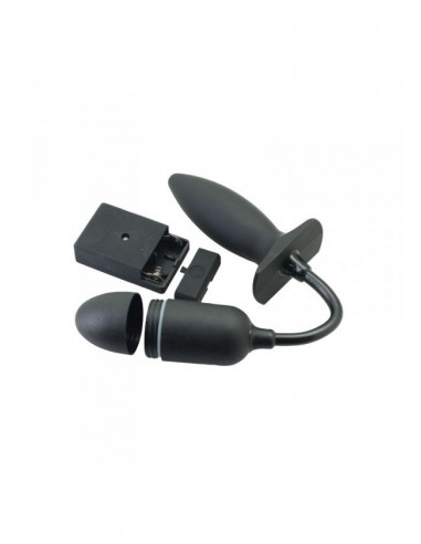 Korek analny wibrujący On/Off Remote Control Bendable Vibe - Kulki i korki analne wibrujące - 4