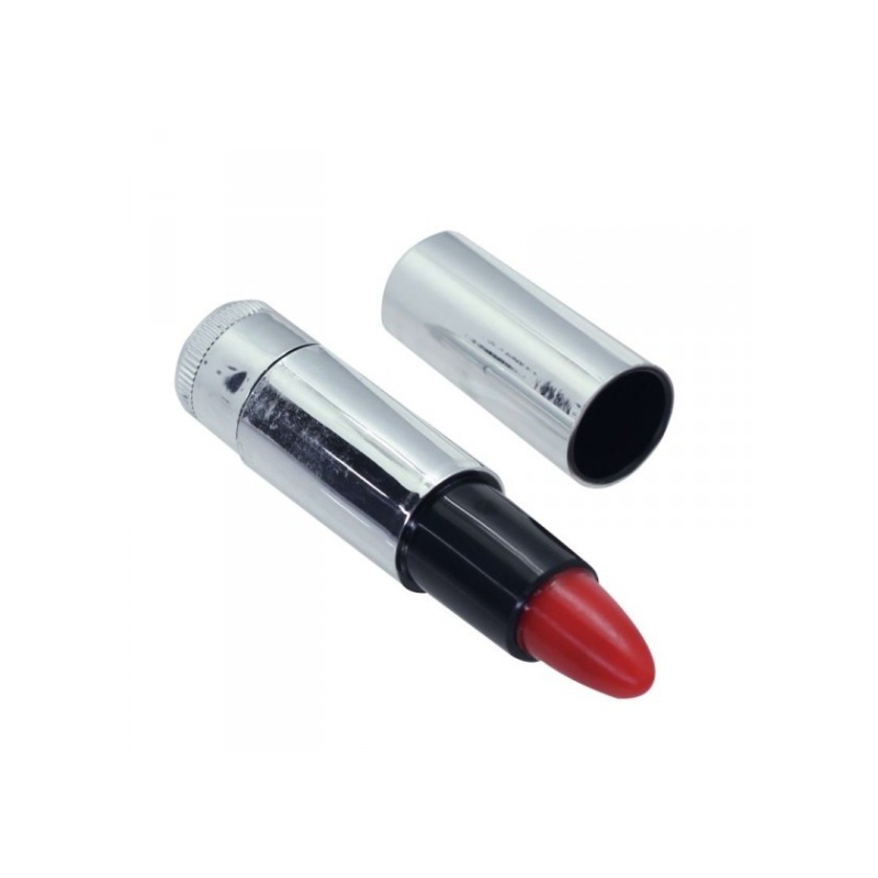 Wibrator Mini Multi-Speed Lipstick 9 cm Srebrny - 2