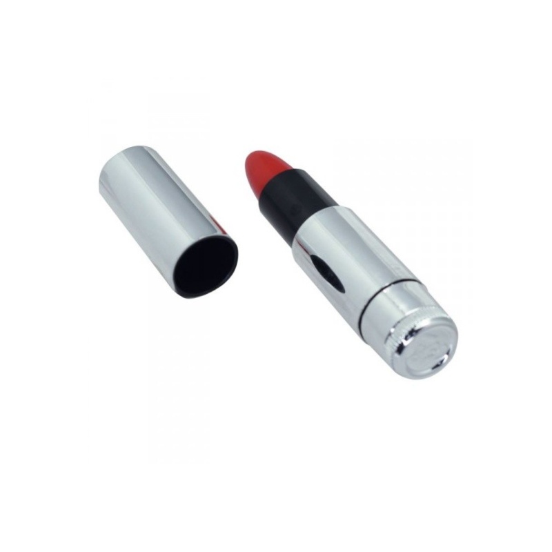 Wibrator Mini Multi-Speed Lipstick 9 cm Srebrny - 3