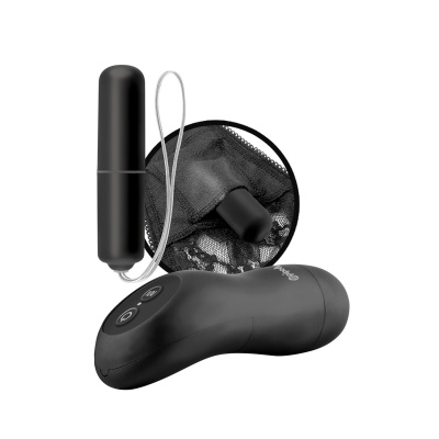 Wibrator w stringach z pilotem Remote Control Vibrating Panty - micro-bullet 3,1 × 0,5 cm, 10 trybów - 1