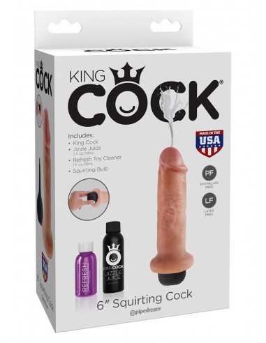 Realistyczny wibrator Squirting Cock Flesh 6 Inch - Wibratory Realistyczne - 2