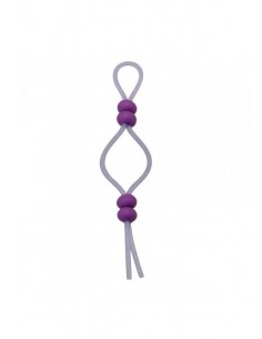 Regulowany Pierścień na Penisa Fioletowy - Pierścienie erekcyjne niewibrujące - 1