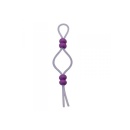 Regulowany pierścień erekcyjny Fully Adjustable Cock Ring – silikonowa pętla z koralikami - 1