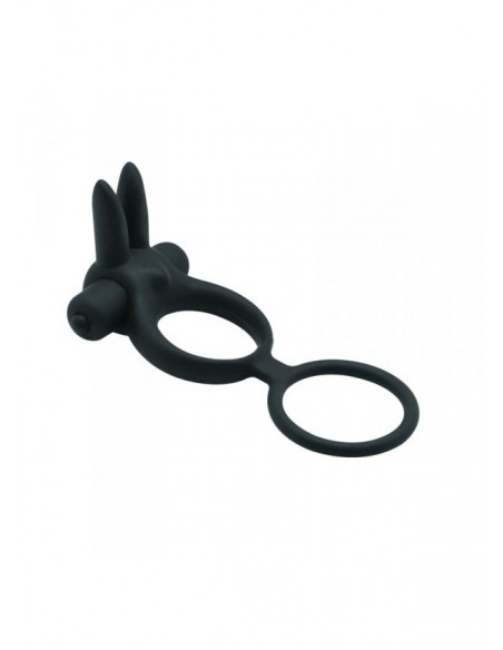 Pierścień na Penisa wibrujący Couple Enhancer Czarny - Pierścienie erekcyjne wibrujące - 1