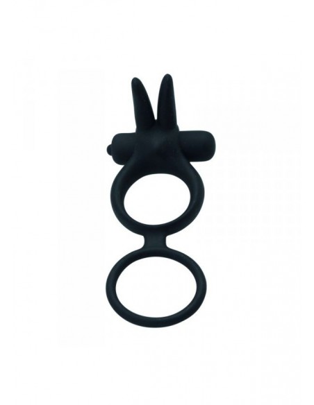 Pierścień na Penisa wibrujący Couple Enhancer Czarny - Pierścienie erekcyjne wibrujące - 2