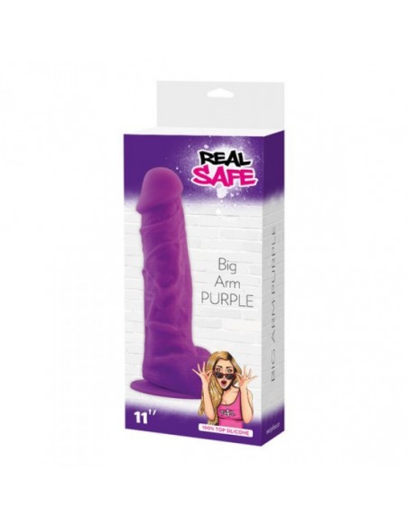 Dildo Fallo Realistico Real Safe Big Arm Purple - Dilda realistyczne - 2