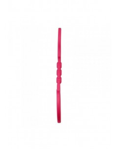 Realistyczne kajdanki erotyczne z silikonu Różowe - Kajdanki erotyczne - 1 2