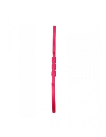 Realistyczne kajdanki erotyczne z silikonu Różowe - Kajdanki erotyczne - 2