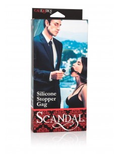 Knebel Scandal Silicone Stopper Gag - Kneble do ust - 1 2